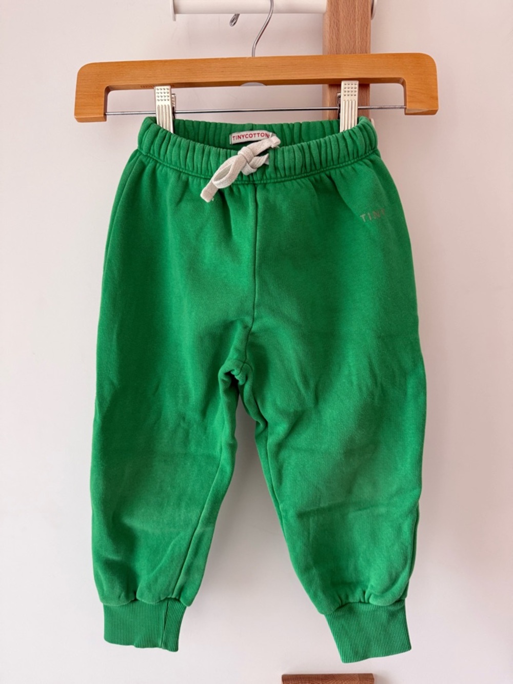Tiny Cottons Bright Green Kids Jogger Pants